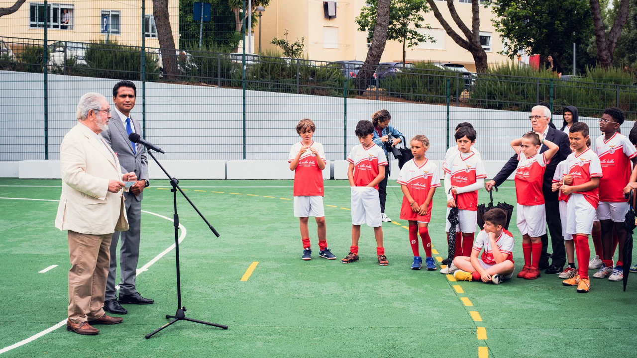 Nova fase do polidesportivo no bairro da Cheuni